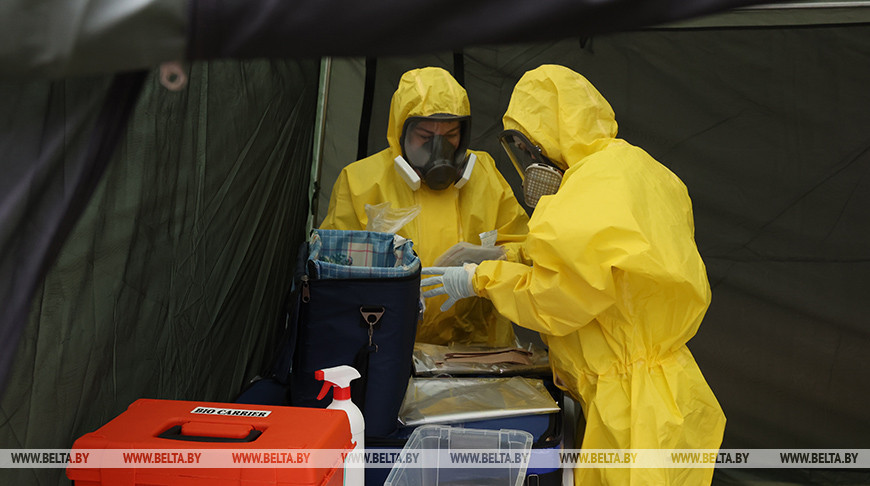 В Могилеве отработали навыки ликвидации чрезвычайной эпидемиологической ситуации 