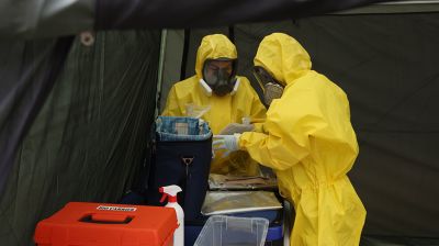 В Могилеве отработали навыки ликвидации чрезвычайной эпидемиологической ситуации 