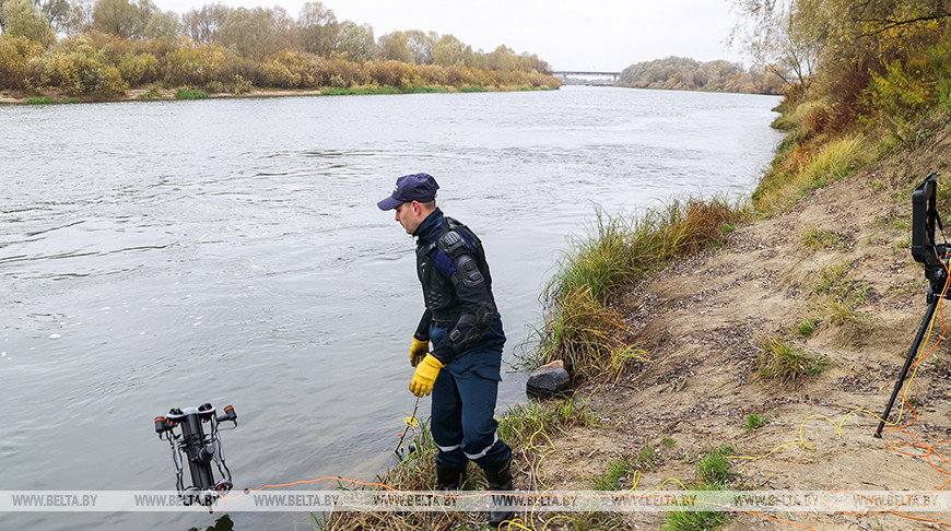 Скорость до 2,5 м/с, погружение до 150 м. Что видит дрон гомельских газовиков под водой