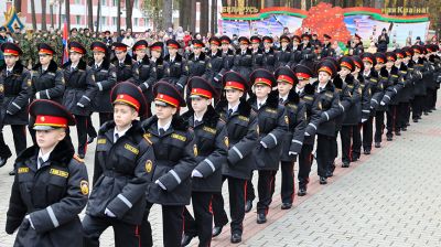 Быть честными и добросовестными. Клятву лицеиста МЧС дали 77 ребят 