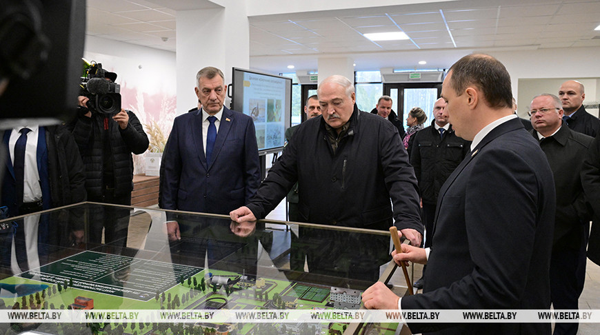 Лукашенко ознакомился с комплексным развитием территории Березинского биосферного заповедника