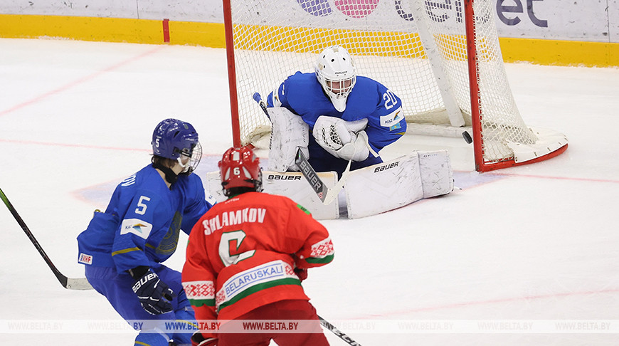 Юниорская сборная Беларуси разгромила сверстников из Казахстана на Кубке ПСК