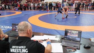 Более 200 юных борцов участвуют в республиканской спартакиаде в Гомеле 