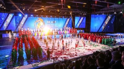 В столичном Дворце спорта проходит праздничное мероприятие к 100-летию спортивной отрасли