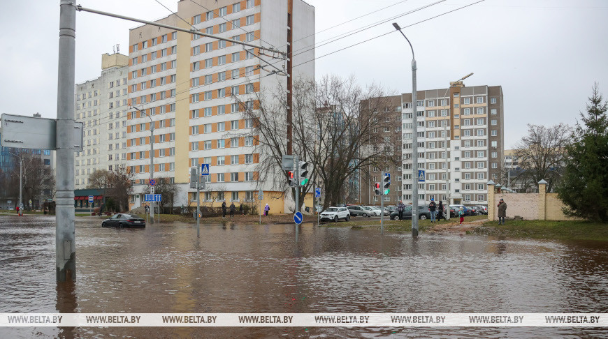 В Минске строительной организацией поврежден трубопровод