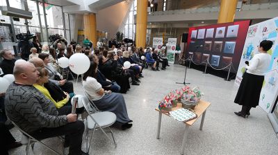 В Национальной библиотеке представили навигацию KROPKI для людей с инвалидностью по зрению