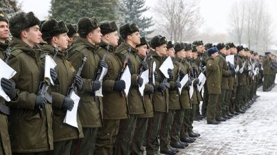 В Брестской крепости приняли присягу более 1,1 тыс. новобранцев