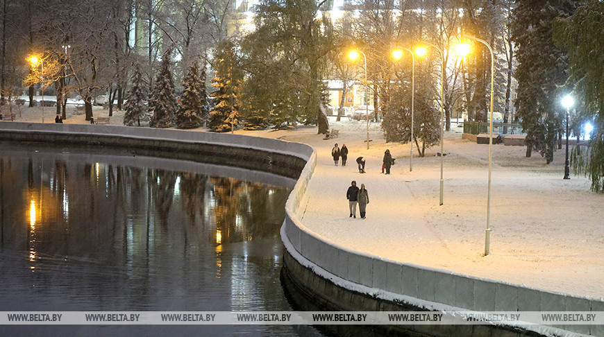 Настоящая зима пришла в Беларусь