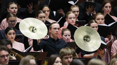 Белорусско-российский молодежный оркестр под управлением Юрия Башмета с успехом выступил в Минске