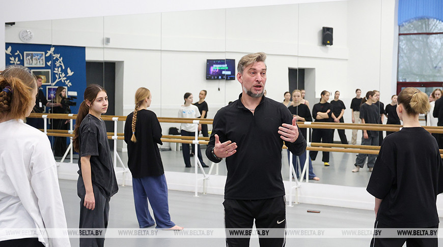 Мастер-класс хореографа-педагога Дмитрия Залесского прошел в Витебске