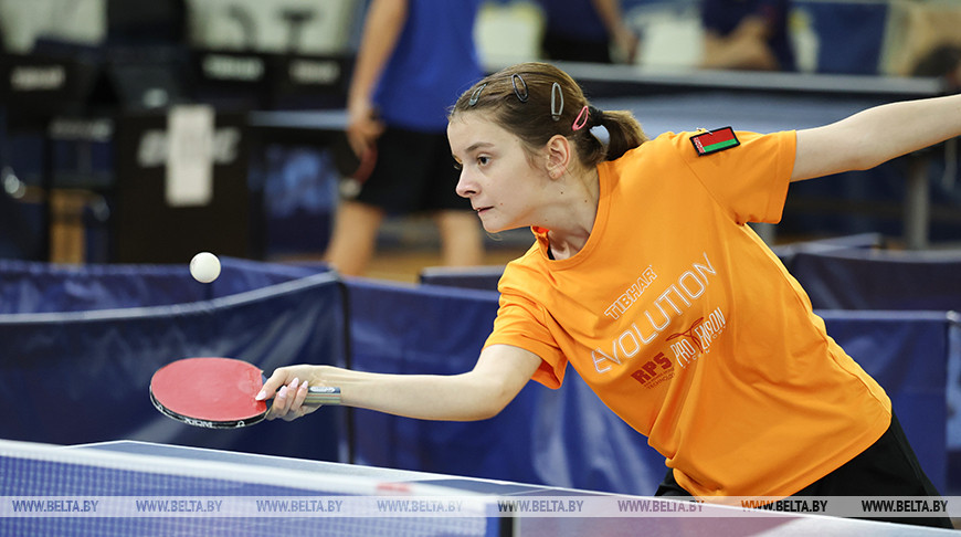 Соревнования по настольному теннису проходят в Могилеве