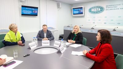 Направления военно-патриотического воспитания детей и молодежи обсудили в пресс-центре БЕЛТА