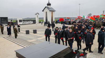 Боль на этой земле не утихнет никогда. Мемориал жертвам фашизма открыли в Речицком районе