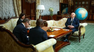 Лукашенко встретился со спикером Сената Республики Кения 