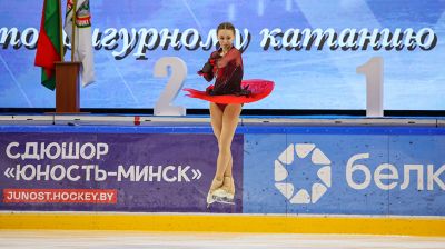 Белорусские фигуристы завоевали четыре медали домашнего Кубка сильнейших