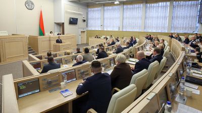Заседание четвертой сессии Совета Республики проходит в Минске