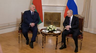 Лукашенко и Путин провели встречу в Санкт-Петербурге