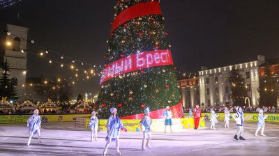 Огни зажгли на главной елке Бреста