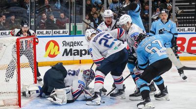 Хоккеисты "Динамо" разгромили "Ладу" в матче регулярного чемпионата КХЛ