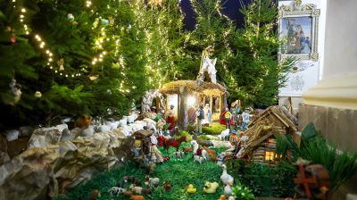 Уникальную механическую батлейку собрали в преддверии Рождества во Францисканском костеле в Гродно