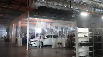 В Гродно открыли крупнейший малярно-кузовной центр "Альфорт" на 11 постов 