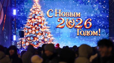Ярко и празднично Беларусь встретила 2026-й