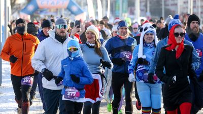 Новогодний "Забег трезвости" состоялся 1 января в Беларуси