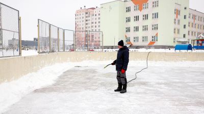 6 хоккейных коробок и 21 ледовую площадку зальют в Гродно