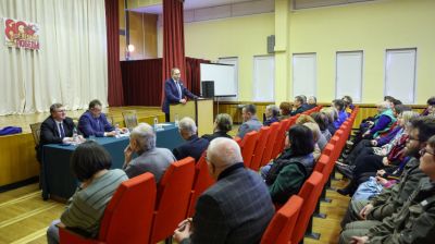 В рамках Единый день информирования состоялась встреча Караника с коллективом НИИ радиоматериалов