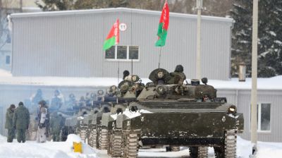Одно из механизированных соединений приведено в боевую готовность в рамках проверки ВС Беларуси