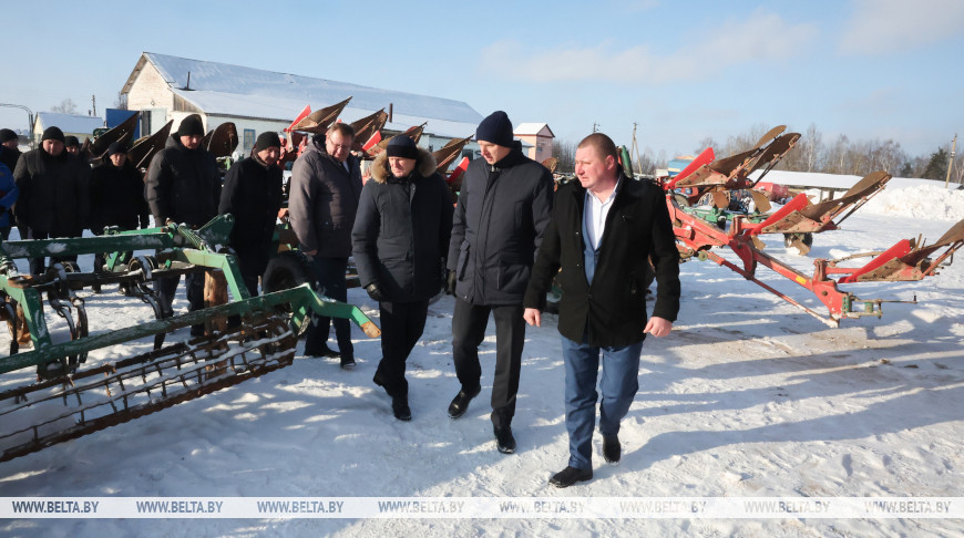 Крутой с рабочей поездкой посетил Климовичский район