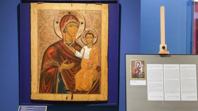Уникальная икона "Богоматерь Одигитрия" представлена в НХМ