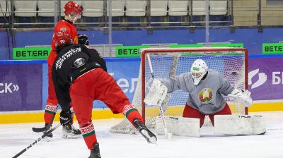 Молодежная сборная Беларуси по хоккею провела открытую тренировку в преддверии Кубка Будущего