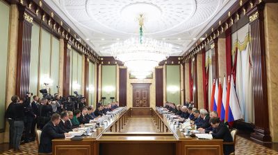 Заседание Совета Министров Союзного государства в Москве