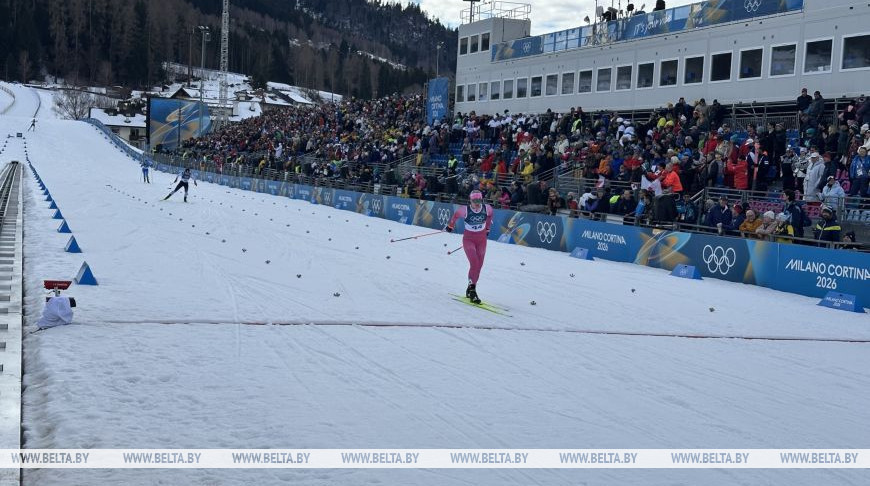 Лыжница Королева стала 34-й в олимпийском скиатлоне