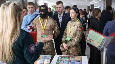 Около 120 бойцов Молодежных отрядов охраны правопорядка объединил областной сбор в Гомеле