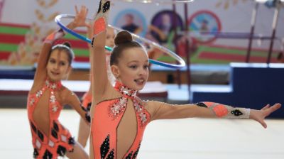 "Олимпийские надежды". Открытое первенство по художественной гимнастике проходит в Могилеве