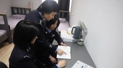 Курсанты Пекинского полицейского института проходят стажировку на базе Могилевского института МВД