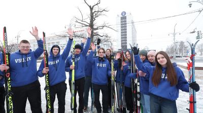 В Витебске стартовал лыжный патриотический поход по случаю 108-летия со дня рождения П.Машерова
