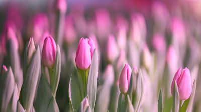 В Гродно готовятся к самому красивому весеннему празднику и начали срезку тюльпанов