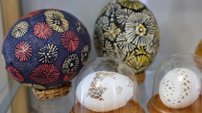 В музее Якуба Коласа представили искусство росписи яиц