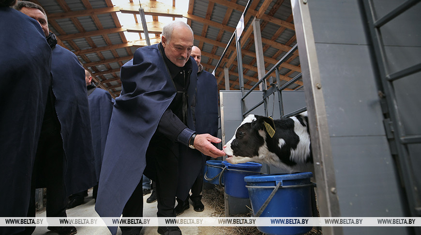 Лукашенко посетил МТК в Логойском районе