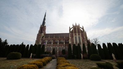Достопримечательности. Костел Святой Троицы в Гервятах
