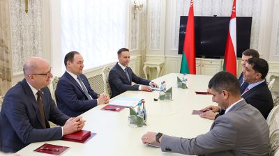 В планах - крупные проекты. Глава Нацбанка Беларуси встретился с представителем Оманского инвестагентства