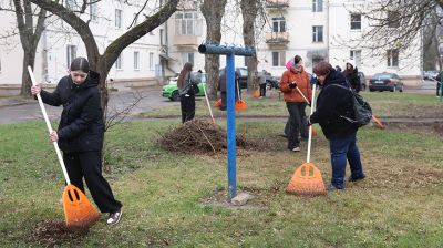 Масштабный субботник прошел в Заводском районе Минска  