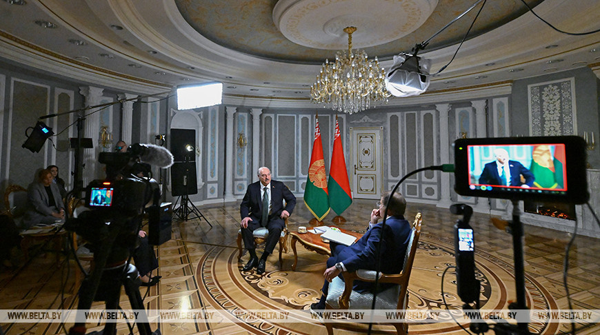 Лукашенко дал интервью журналисту телеканала RT Рику Санчесу