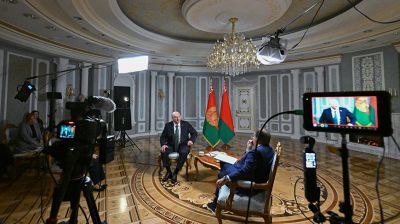 Лукашенко дал интервью журналисту телеканала RT Рику Санчесу
