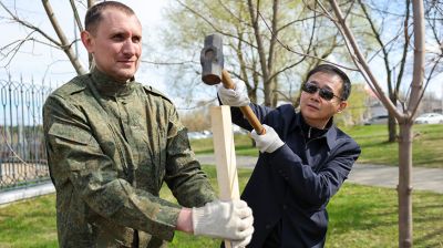 Аллея к 25-летию ШОС заложена в Минске 