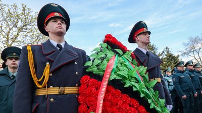 Уроки прошлого для безопасного настоящего. В Минске спасатели почтили память ликвидаторов аварии на ЧАЭС