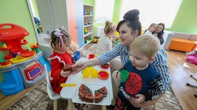 Новый детский сад с бассейном на 175 мест открыли в Орше